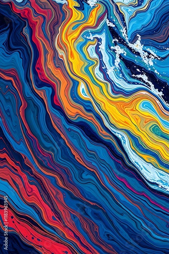 Waves Background Abstract