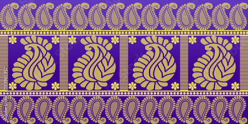 beautiful graphic saree design and this sari design is in Indian style which is for textile fashion industry and it can be used as wallpaper backdrop and website bg this style is originated in india 