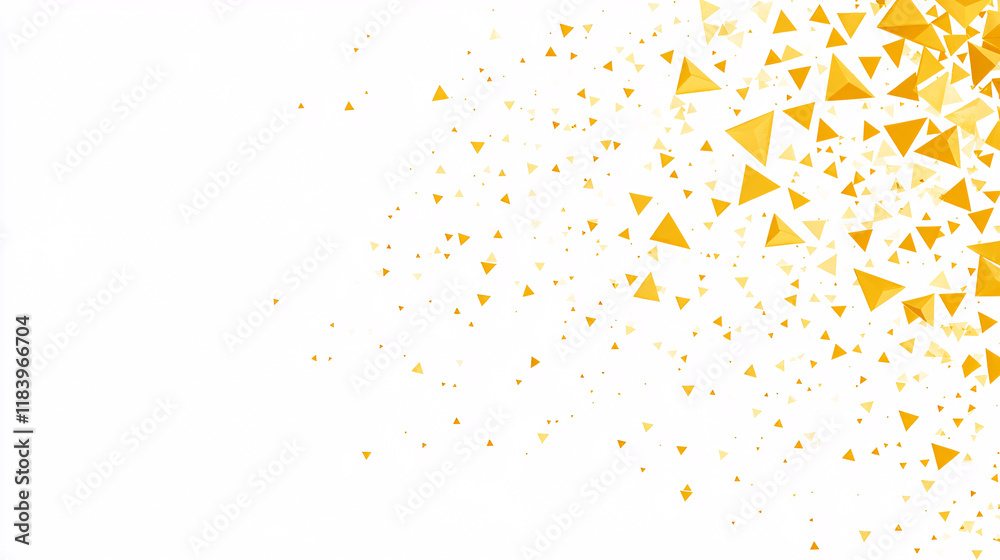 A gold and white background with a small triangular pattern, perfect for luxury technology banners. A gold and white background with a small triangular pattern, perfect for luxury technology banners.