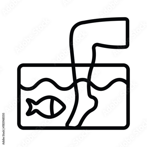 Fish therapy tank for unique foot spa treatments