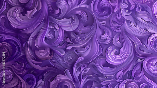 purple violet floral pattern wallpaper
