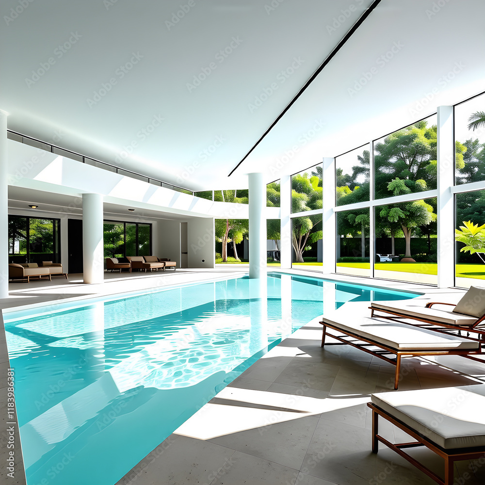 Obraz premium indoor swimming pool