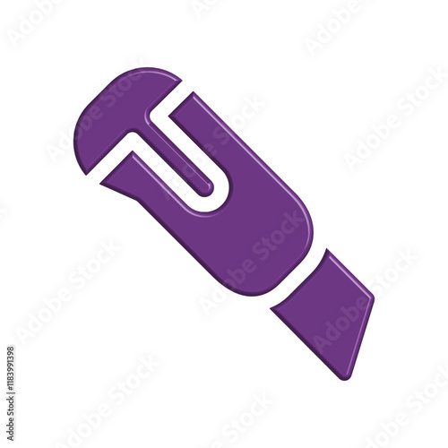 Cutter icon design template