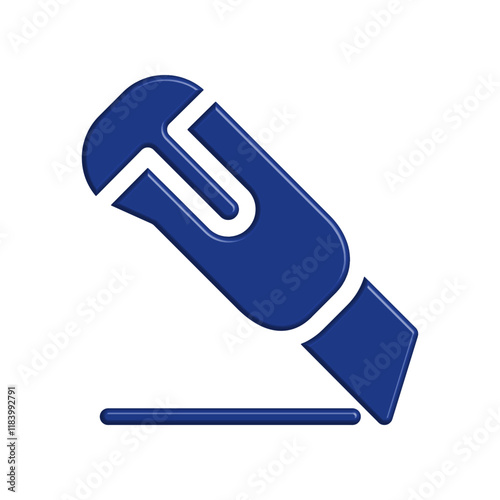 Cutter icon design template