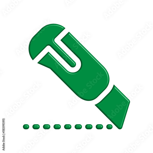 Cutter icon design template