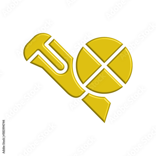 Cutter icon design template