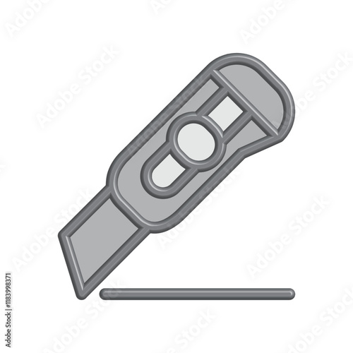 Cutter icon design template