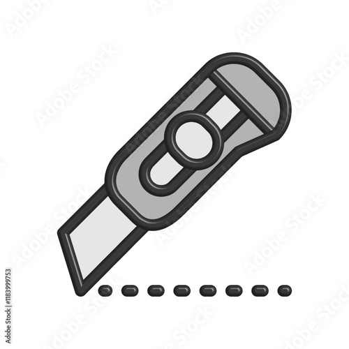 Cutter icon design template