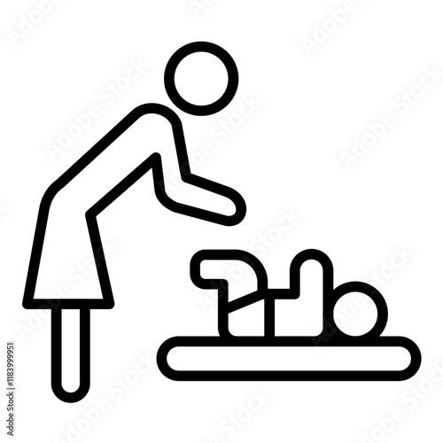 Diaper Changing Icon