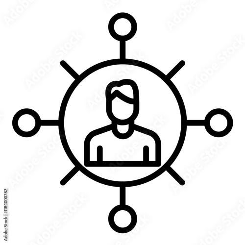 Professional Network Icon