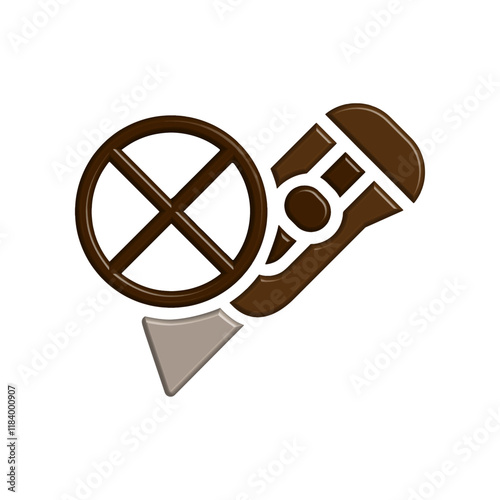 Cutter icon design template