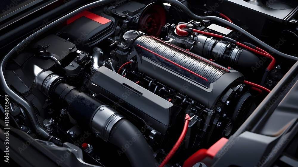 A close-up of a high-performance drift car’s engine bay, highlighting upgraded components such as a turbocharger, intercooler, and performance exhaust system, all designed to maximize engine A close-up of a high-performance drift car’s engine bay, highlighting upgraded components such as a turbocharger, intercooler, and performance exhaust system, all designed to maximize engine