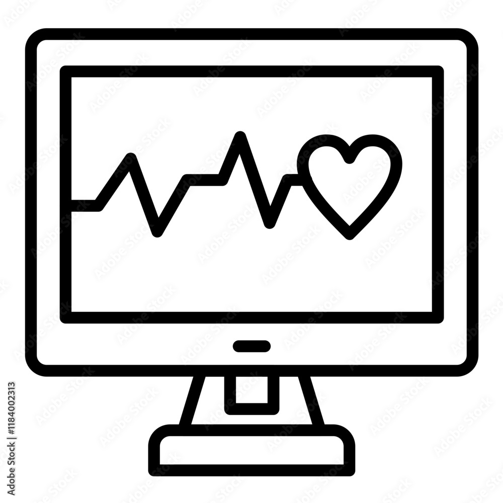Health Monitoring Icon Health Monitoring Icon