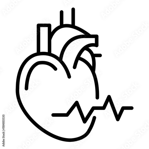 EKG Wave Icon