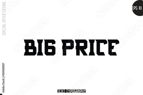 Special Offer Template Design Banner Typography Text Big Pric