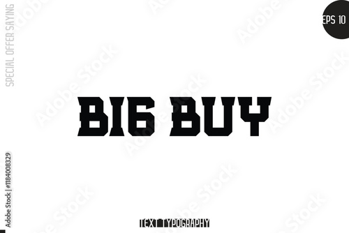 Special Offer Template Design Banner Typography Text Big Buy