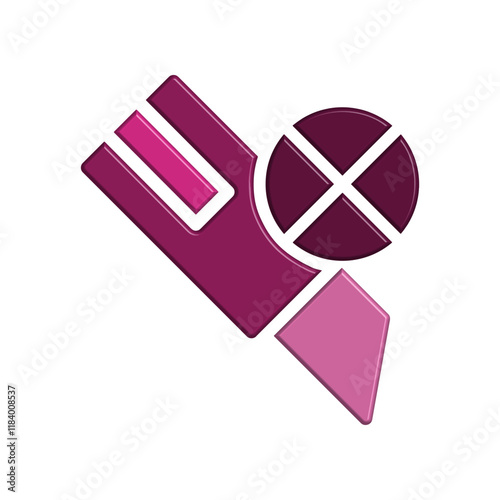 Cutter icon design template