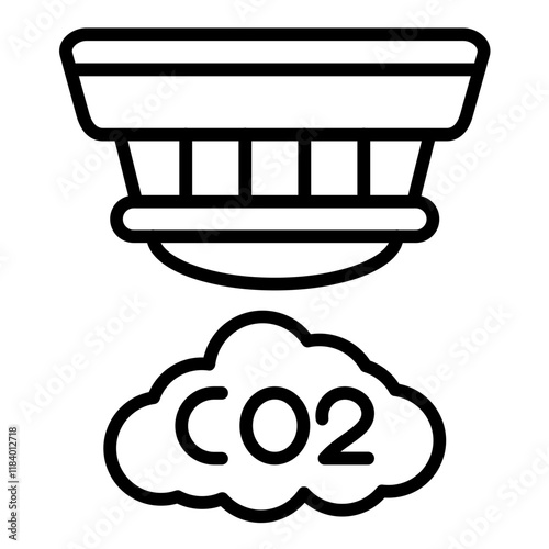 CO2 Sensor Icon