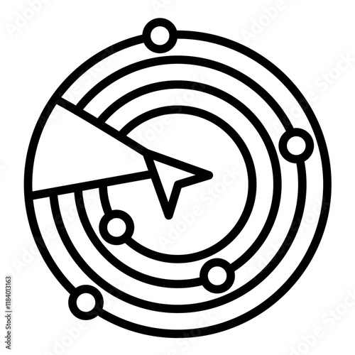 Radar Sensor Icon