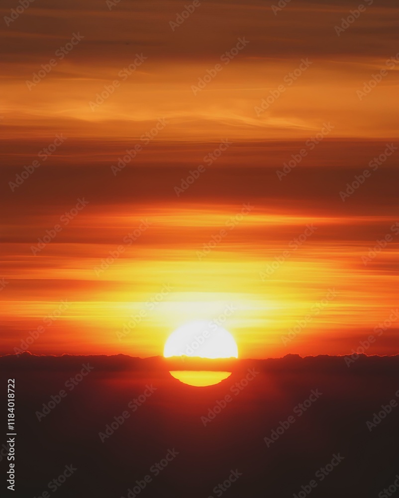 Sunrise Above the Clouds