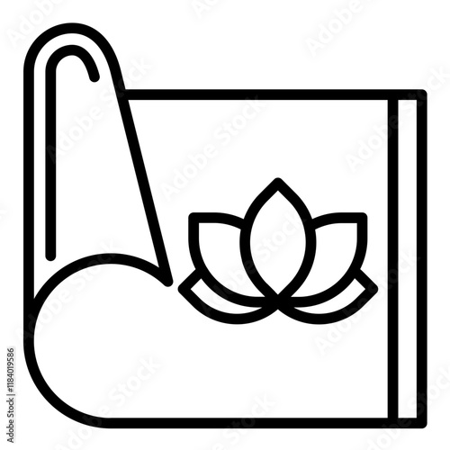 Yoga Mat Icon