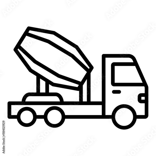 Mobile Batching Plant Icon