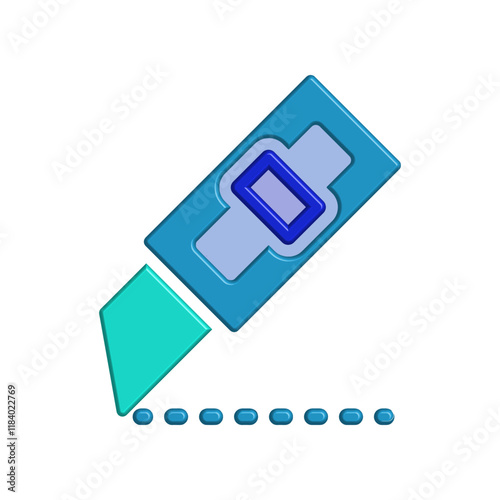 Cutter icon design template