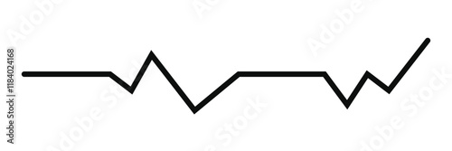 Heart beat icon set. Life line icon.