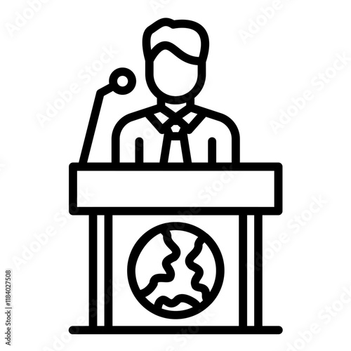 News Anchor Icon