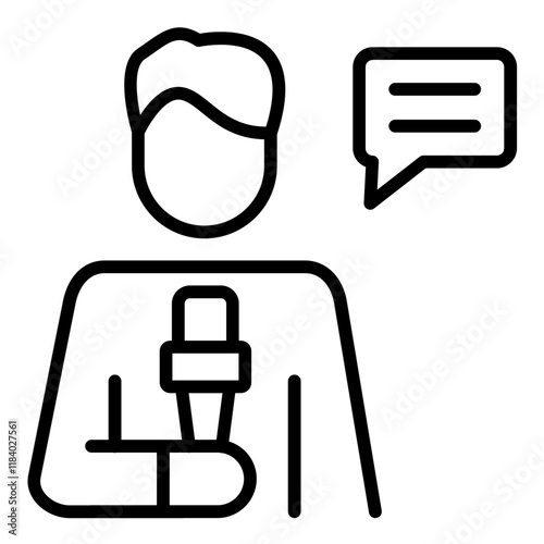 News Reporter Icon