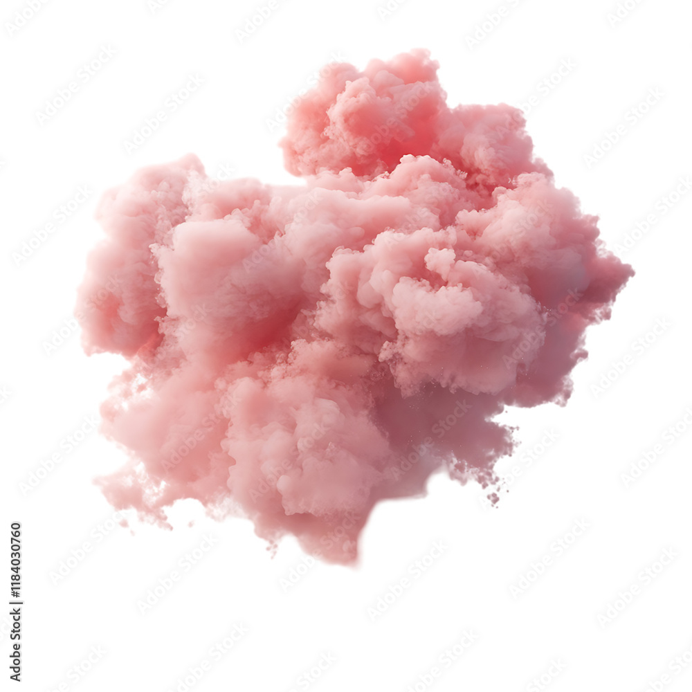 Fototapeta premium pink salt on white background