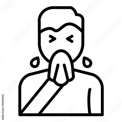 Sneezing Icon