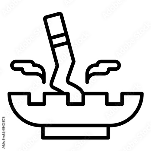 Extinguished Cigarette Icon