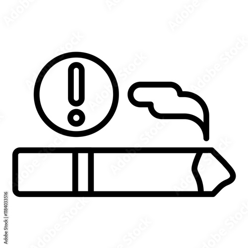 Smoking Risk Icon