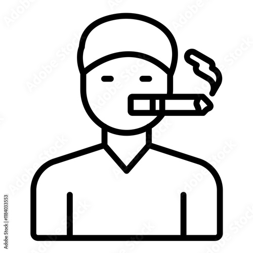 Tobacco Addiction Icon