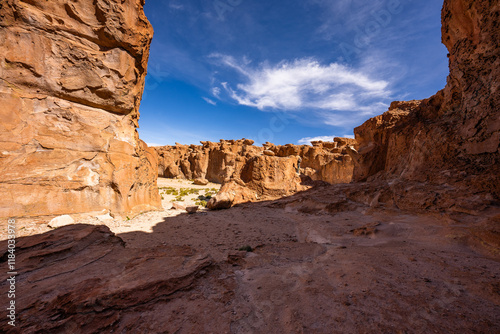 Bizarre rocks in the mountains of southern Bolivia photo