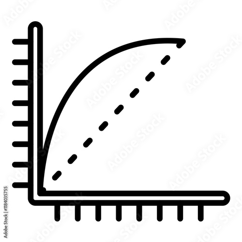 ROC Curve Icon