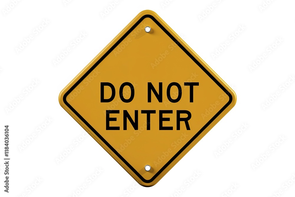 a yellow signboard with the text a yellow signboard with the text