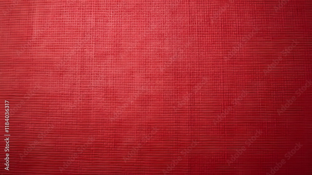Fototapeta premium Subtle Red Burlap Texture Background, Soft, Textured Red Fabric for Design Projects