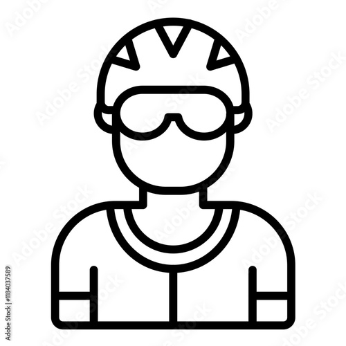 Cyclist Icon
