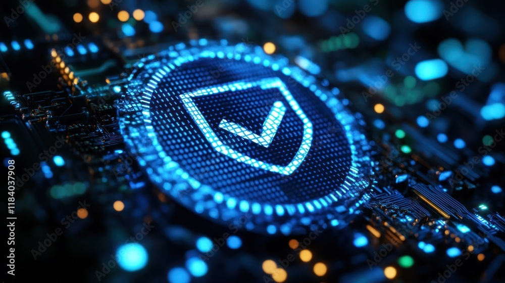 Secure digital shield on circuit board Secure digital shield on circuit board