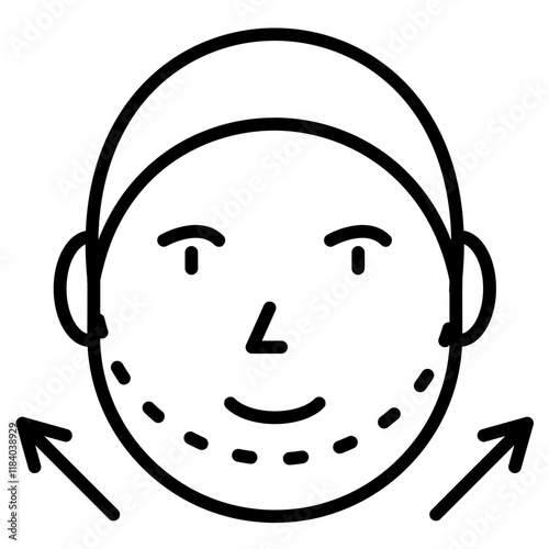 Chin Augmentation Icon