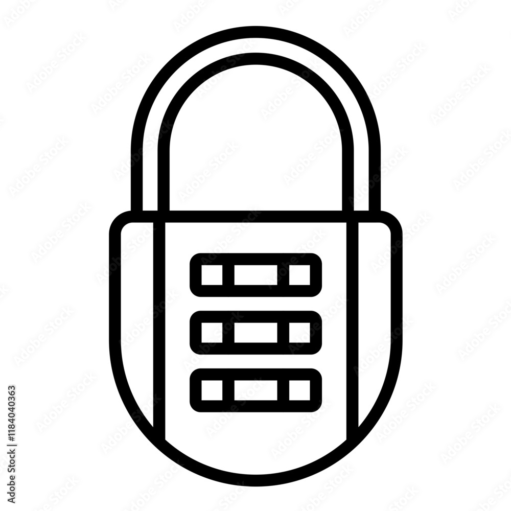 Combination lock Icon