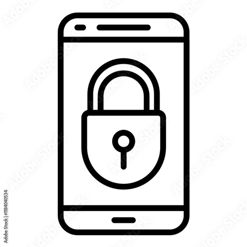 Electronic lock Icon