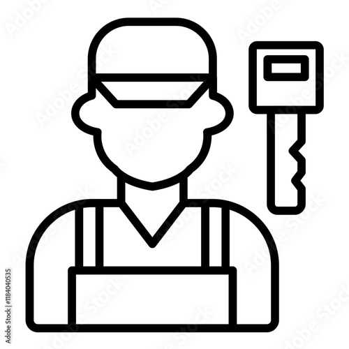 Emergency locksmith Icon