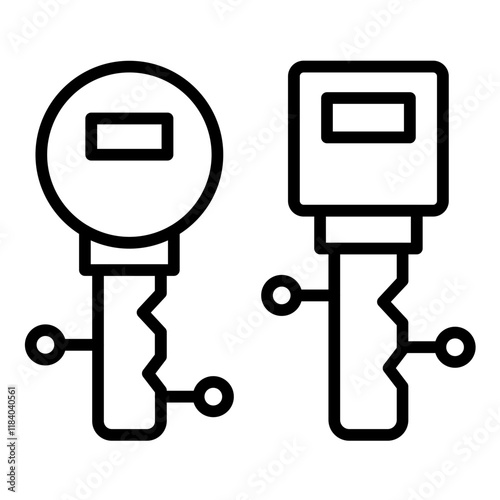 Key extraction Icon