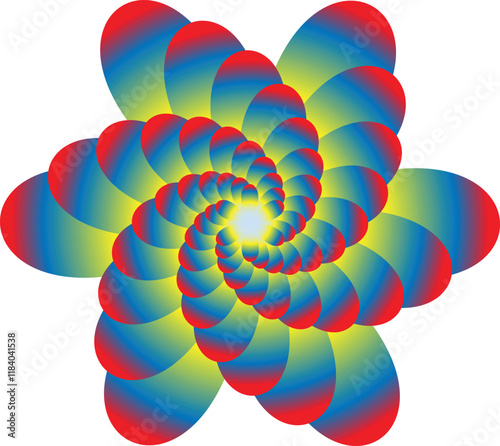  Hypnotic Spiral Flower