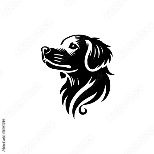 Wallpaper Mural Dog silouette preple or property Torontodigital.ca