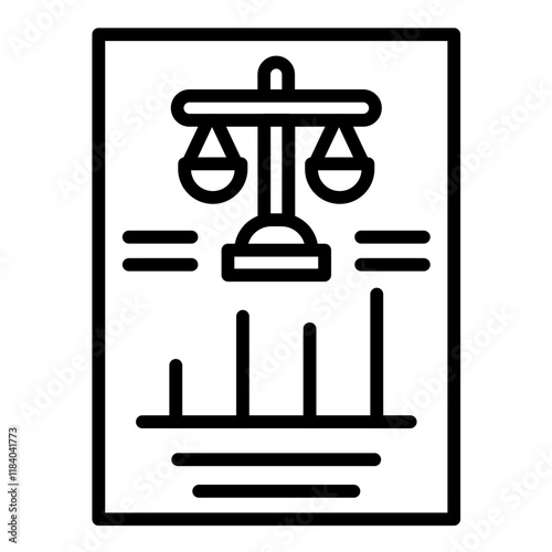 Legal Analysis Icon