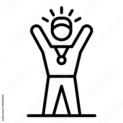 Victory Pose Icon